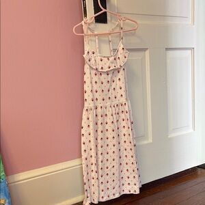Nautica Charming Pink White Kids Dress Size 10